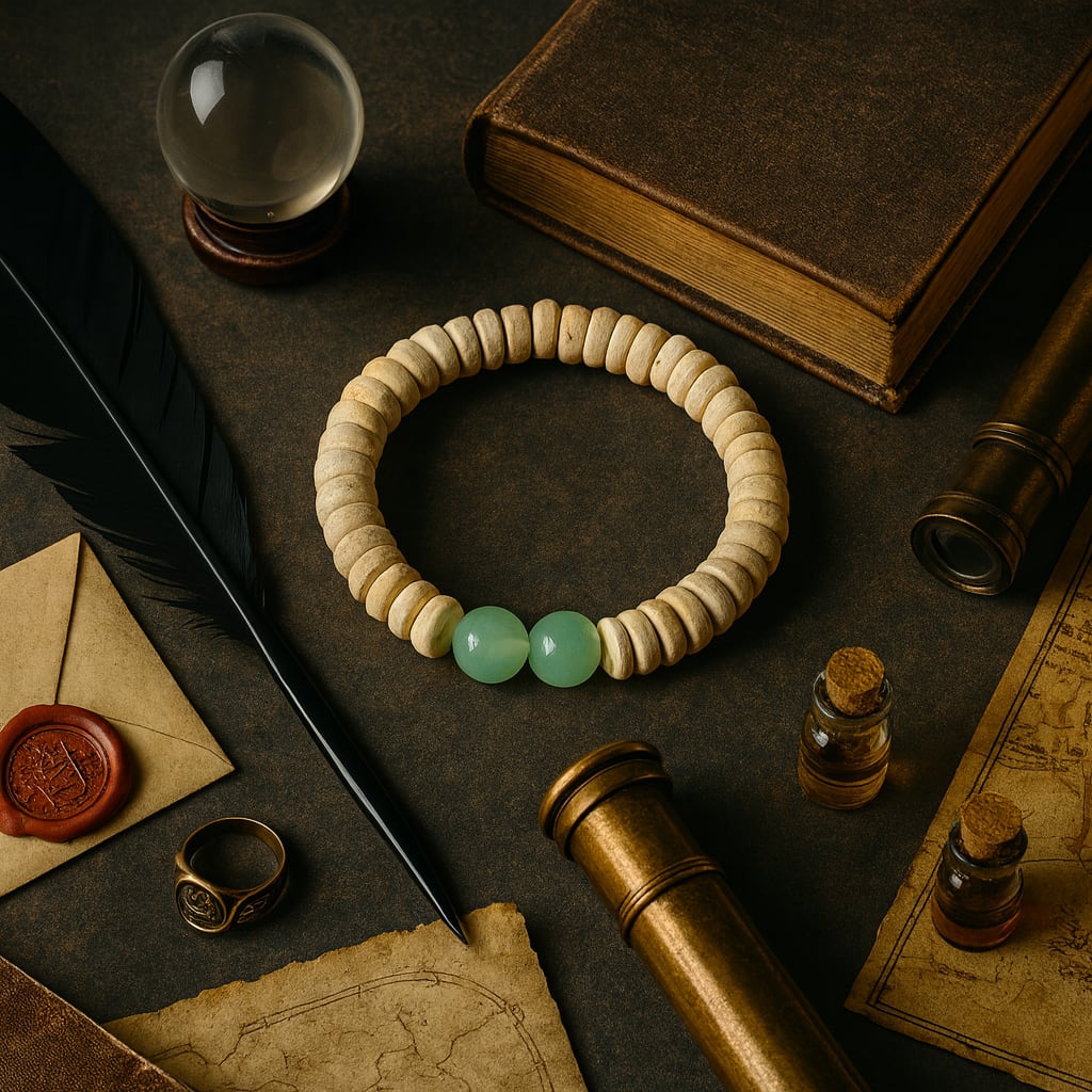 Aventurine Bracelet of The Oracle (+2 Wisdom)