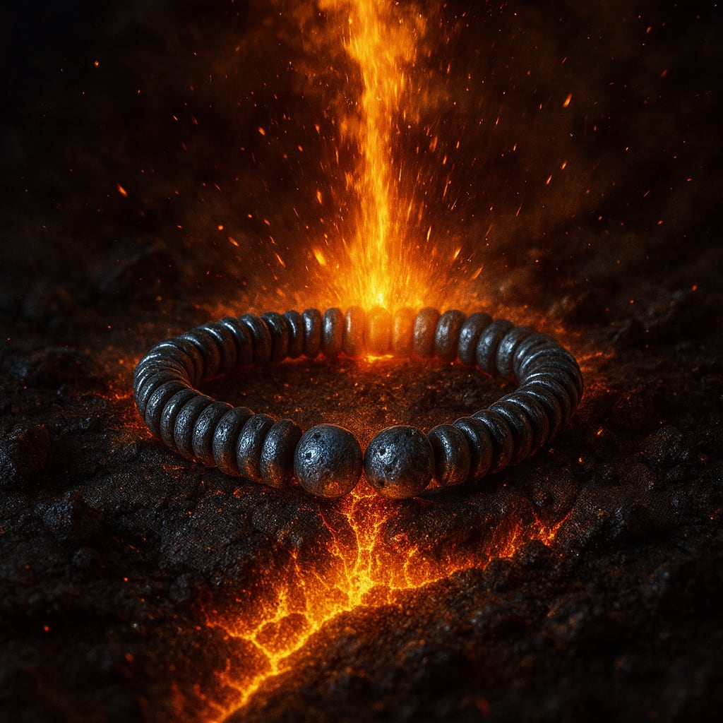 Lava Stone Bracelet of the Titan (+2 Strength)
