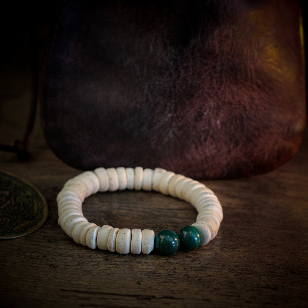 Malachite Bracelet of The Raven