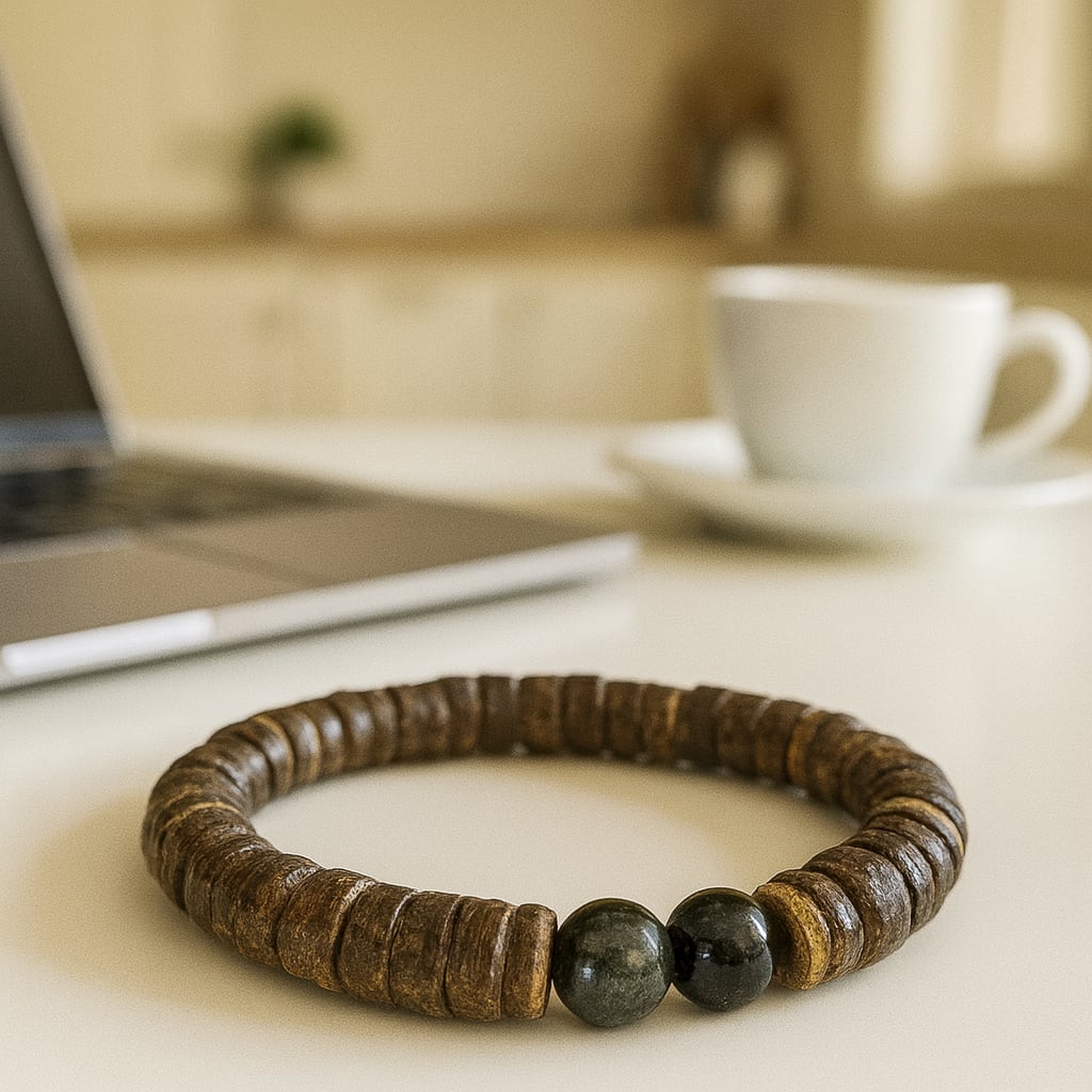 Obsidian Bracelet of The Trickster (+2 Luck)