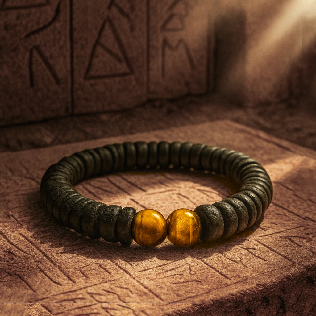 Tiger's Eye Bracelet of The Trickster (+2 Luck)