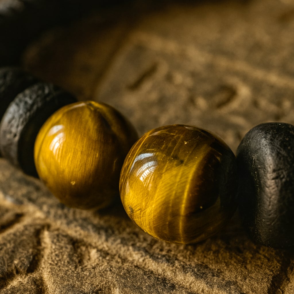 Tiger's Eye Bracelet of The Trickster (+2 Luck)