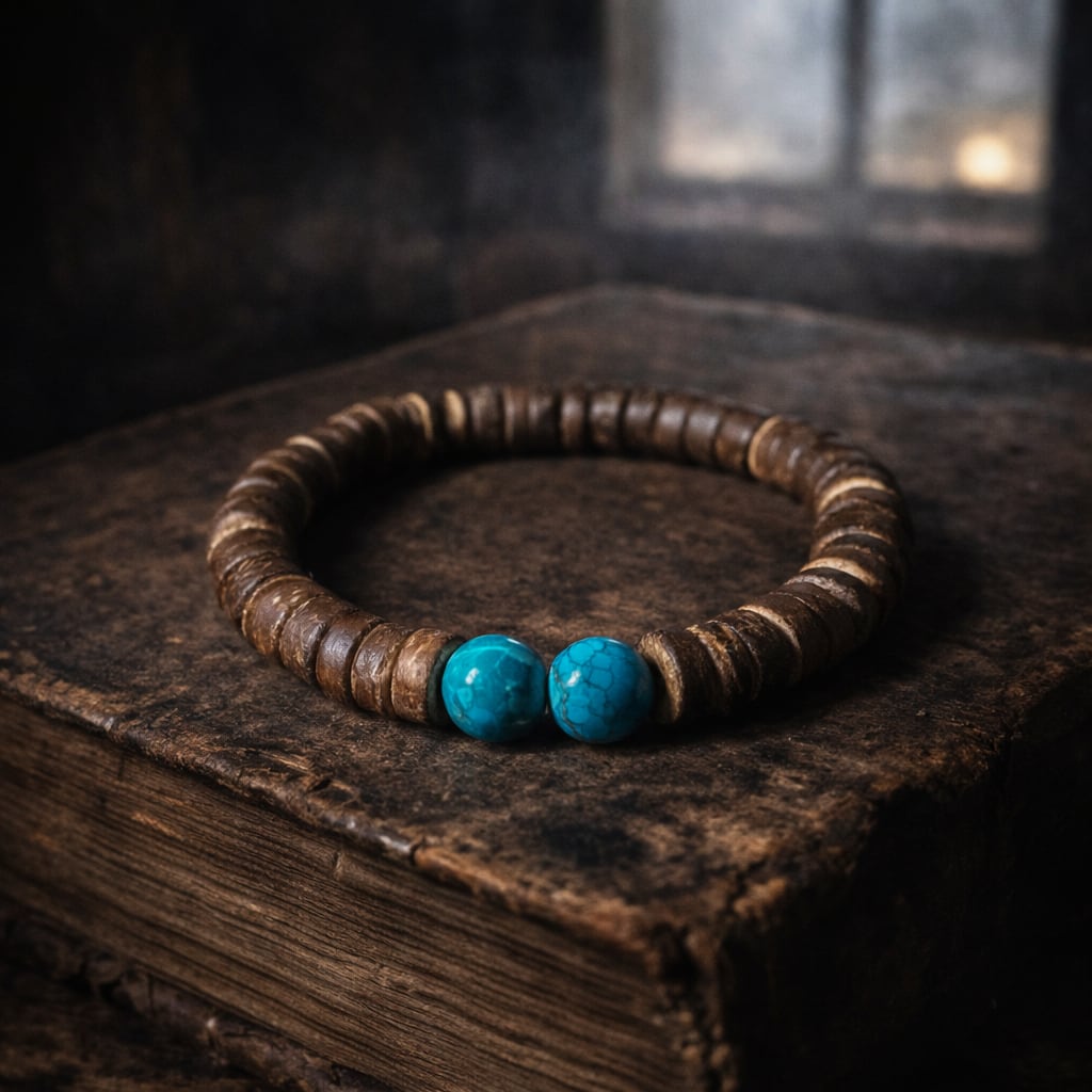 Turquoise Bracelet of The Oracle - Brown Edition