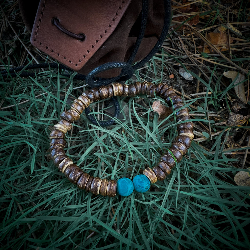 Turquoise Bracelet of The Oracle - Brown Edition